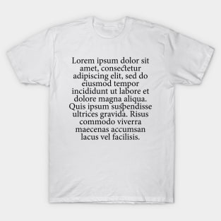 Lorem Ipsum T-Shirt